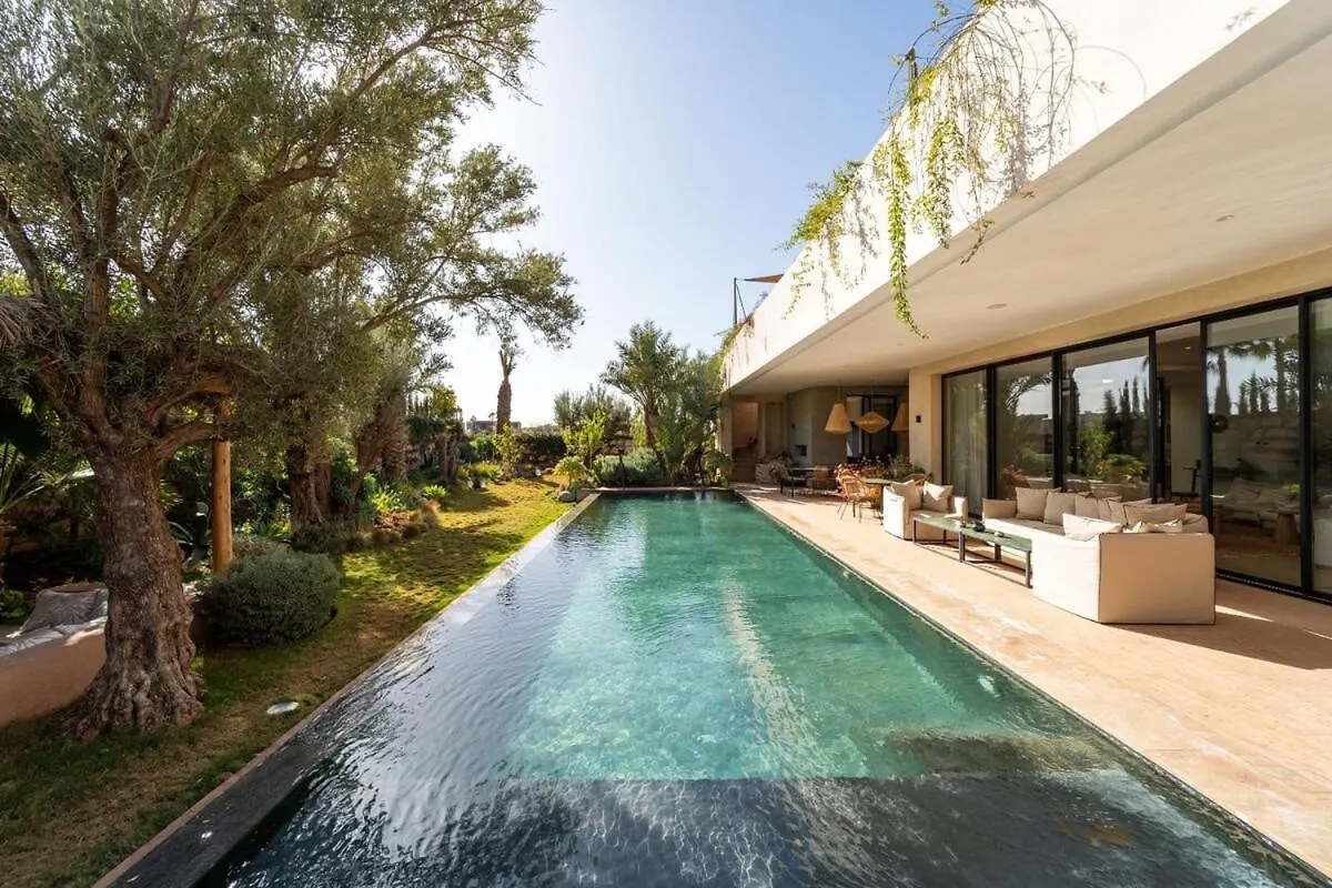 Villa Aila Elegant 6 Bedrooms Spa, Cinema Pool Marrakesh Marocko